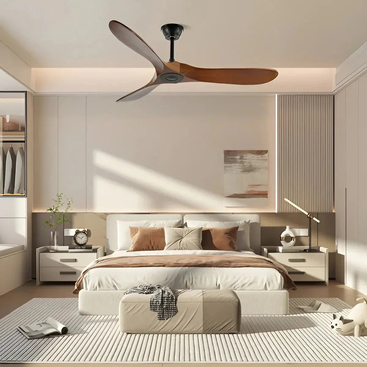 Deckenventilator Holzflügel & Fernbedienung – Leise, Effizient & Ganzjährig Zorenza