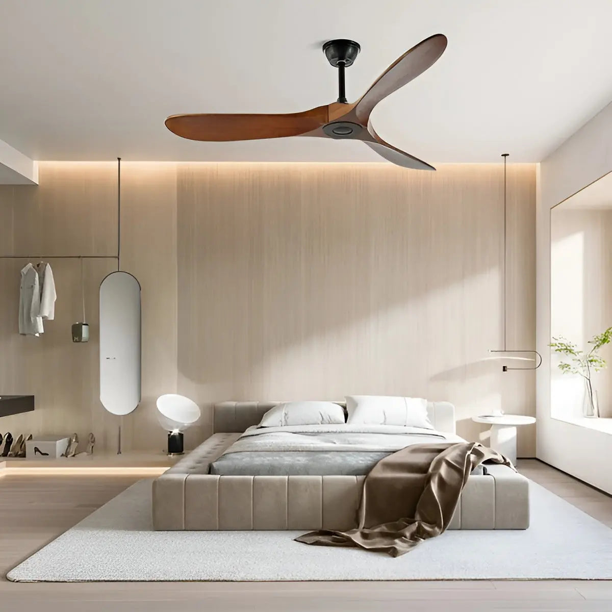 Deckenventilator Holzflügel & Fernbedienung – Leise, Effizient & Ganzjährig Zorenza