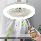 Deckenventilator mit LED-Licht – In jede Lampenfassung einschrauben, inkl. Fernbedienung Zorenza