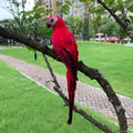 Dekorativer Papagei Gartenornament – Lebensechte Vogelfigur mit Federn Zorenza