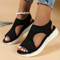 Damensandalen mit atmungsaktivem Strickobermaterial -    Zorenza
