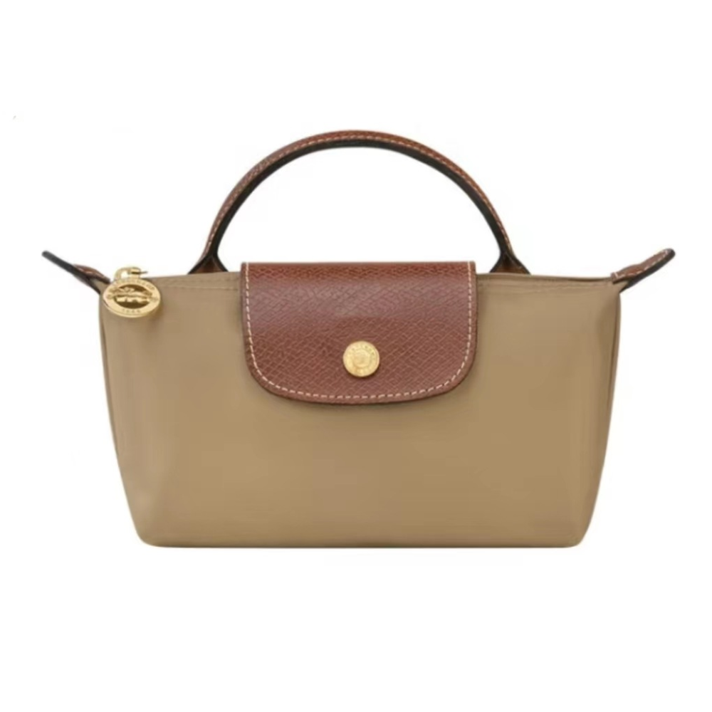 Mini-Handtasche mit Lederdetails und Goldverschluss -    Zorenza