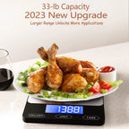 Digitale Küchenwaage mit LCD-Display – Bis 15 kg Zorenza