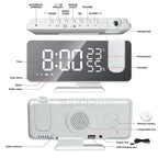 Digitale Projektionsuhr mit LED-Display & FM-Radio Zorenza