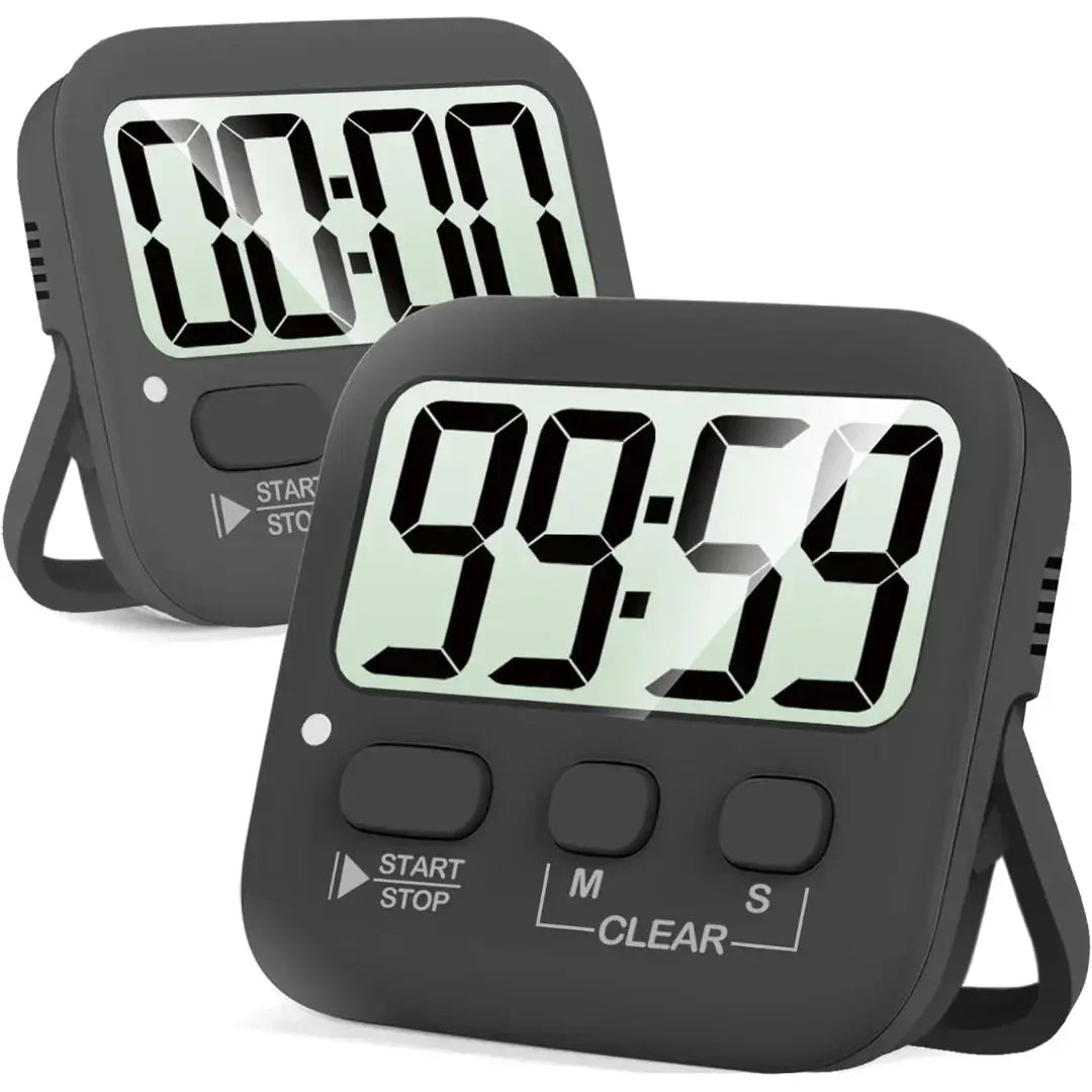 Digitaler Küchentimer mit großem Display – 2er-Set Zorenza