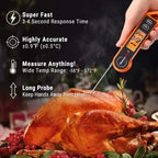 Digitales Fleischthermometer – genaue Messung in 3–4 Sekunden Zorenza