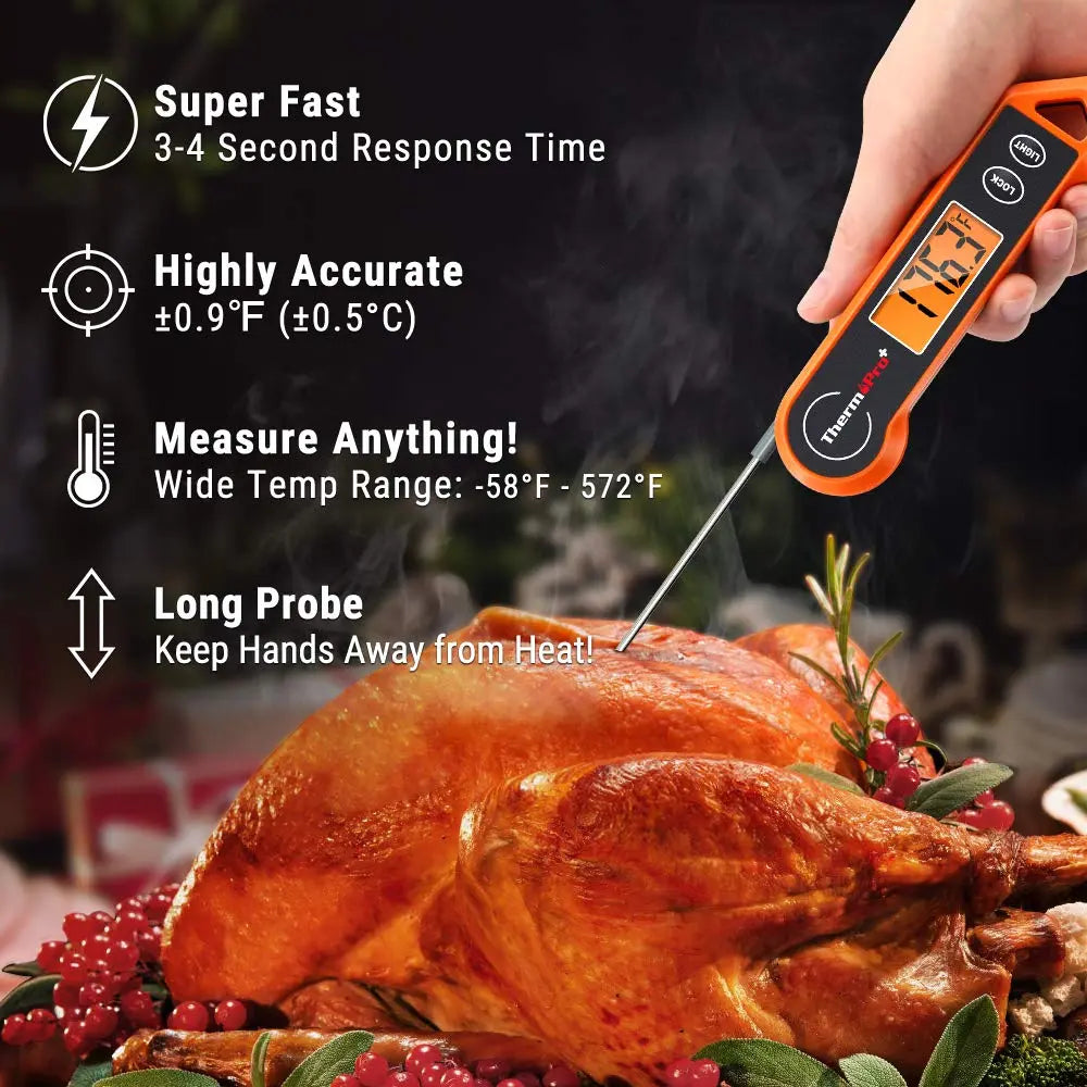 Digitales Fleischthermometer – genaue Messung in 3–4 Sekunden Zorenza