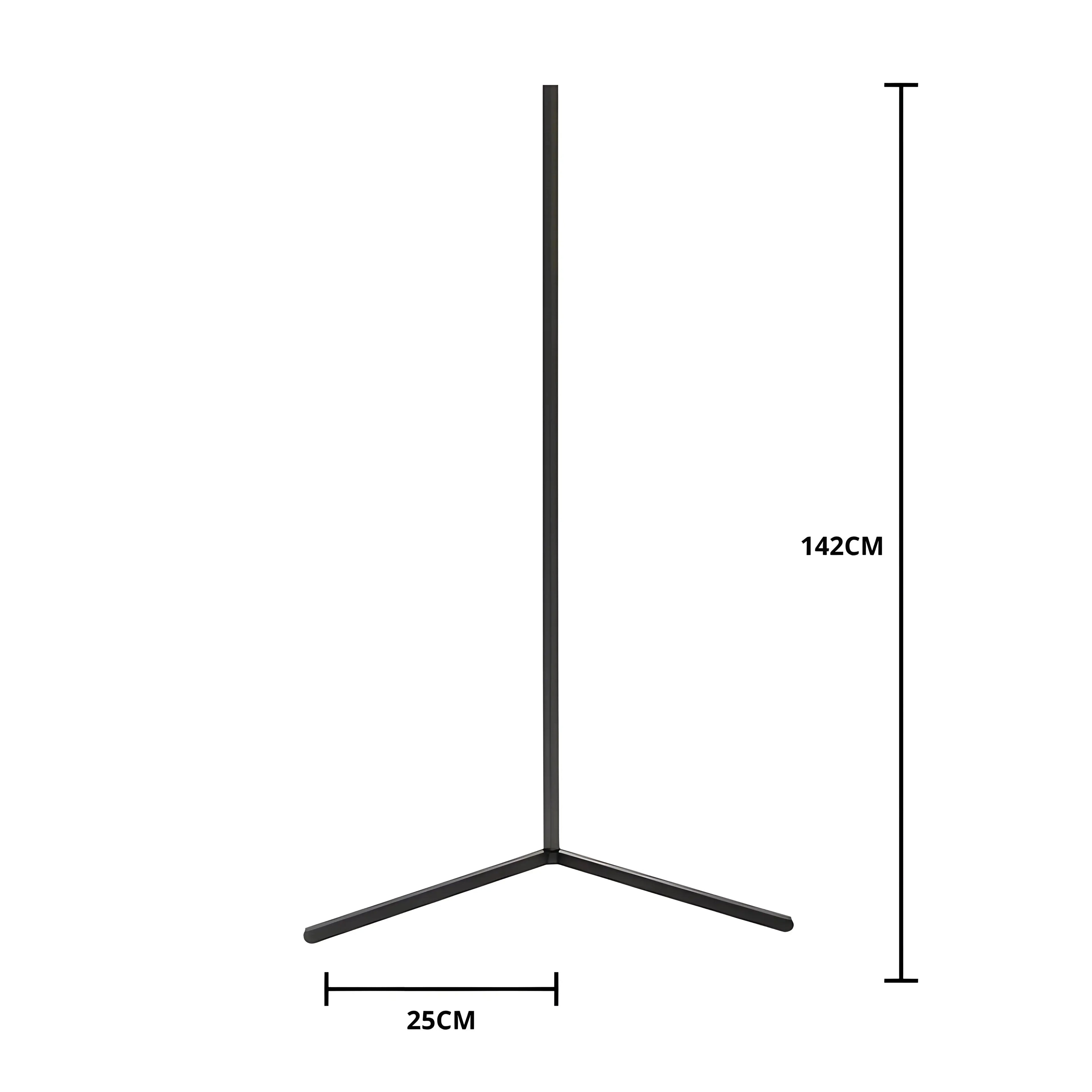 Dimmbare LED-Eck-Stehlampe mit Fernbedienung Zorenza