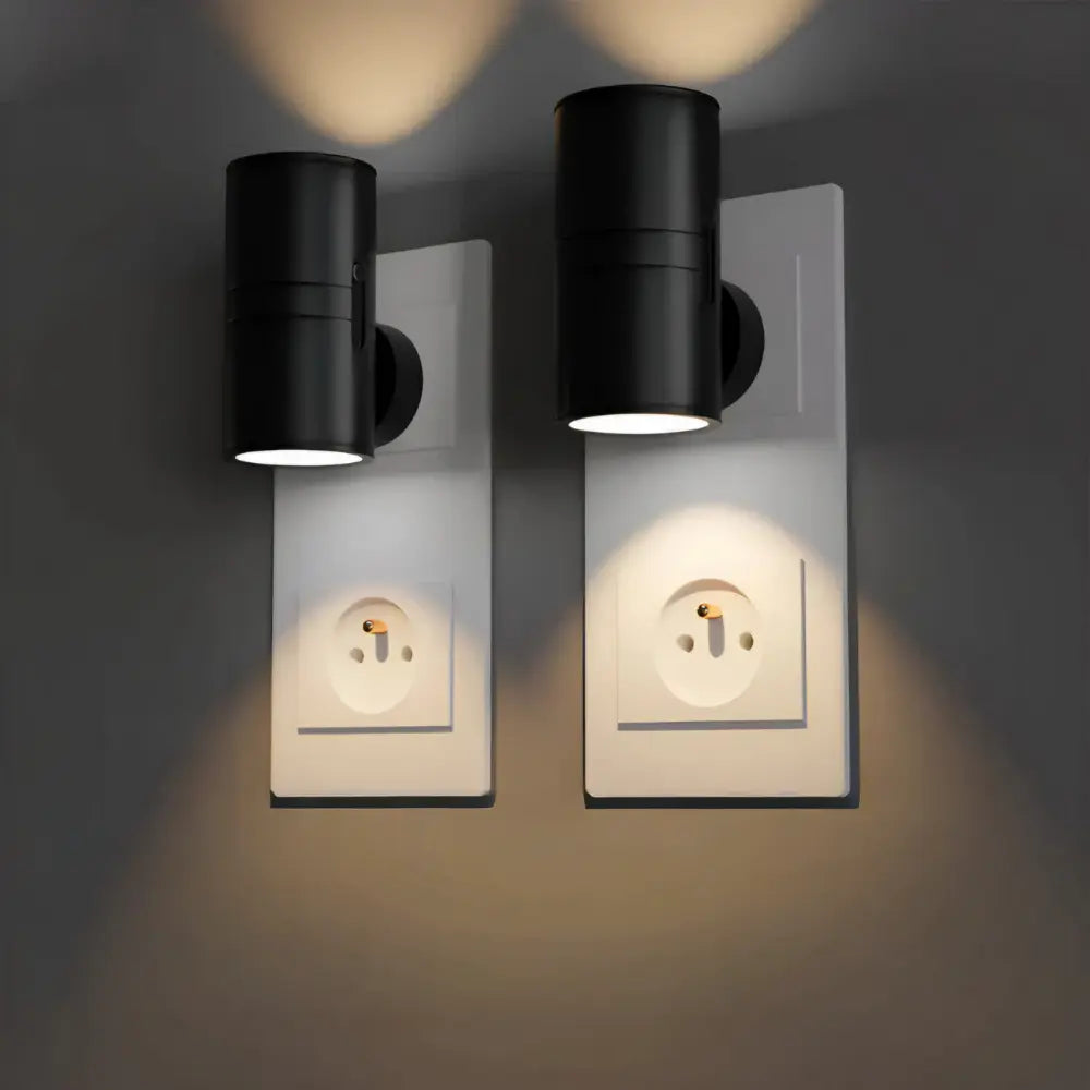 Dimmbares LED-Nachtlicht zum Einstecken mit Drehregler – Warmweißes Licht Zorenza