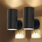 Dimmbares LED-Nachtlicht zum Einstecken mit Drehregler – Warmweißes Licht Zorenza