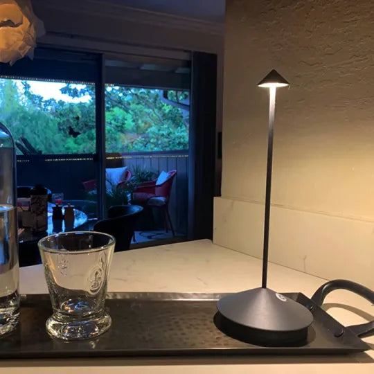 LED-Tischlampe kabellos dimmbar wasserfest -    Zorenza
