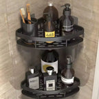 Eck-Duschregal – Bohrloses Aluminium-Wandregal für Bad & Dusche Zorenza