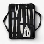 Edelstahl-Grillbesteck-Set mit Tragetasche – 3-teilig oder 5-teilig Zorenza
