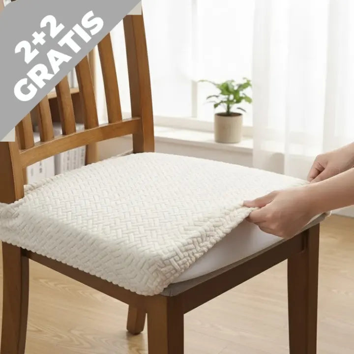 Elastische Stuhlhussen mit Fleckschutz - 4er-Set Zorenza