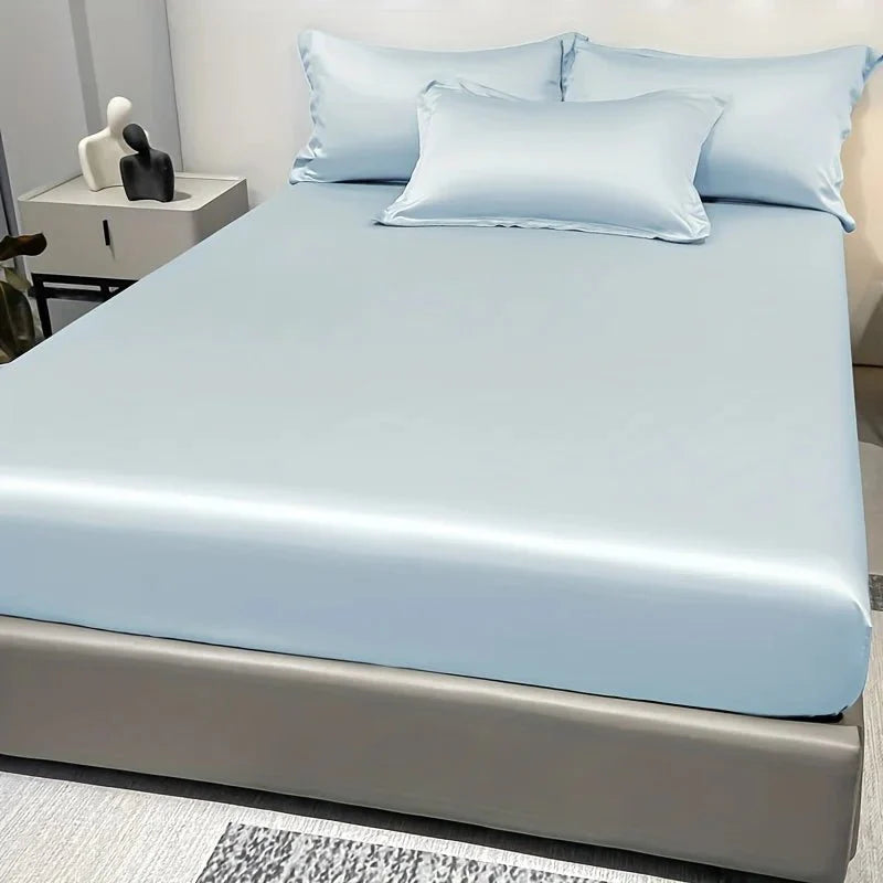 Satin-Spannbettlaken aus 100% Baumwolle Zorenza