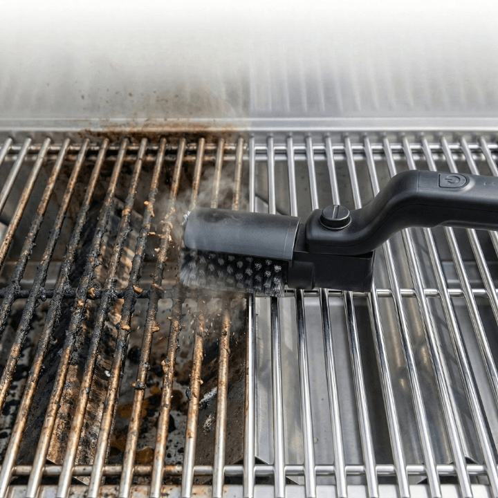 Elektrische Grillbürste mit Drehkopf — Sicher, kabellos & in Sekunden sauber Zorenza