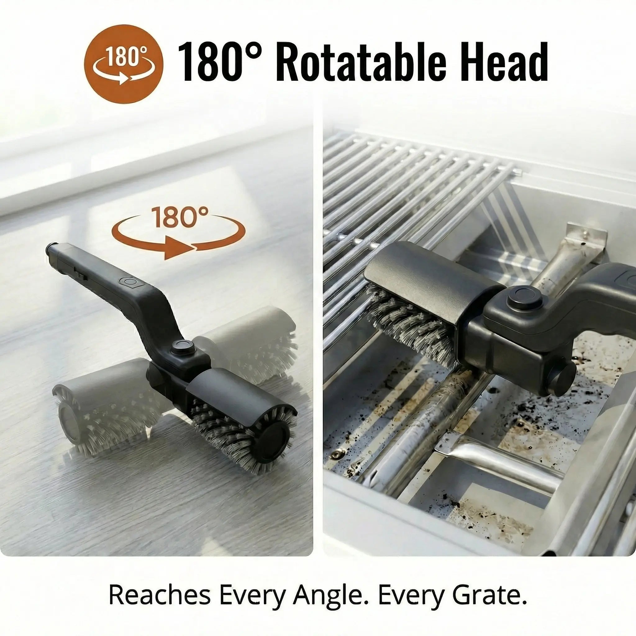 Elektrische Grillbürste – Kein Schrubben, keine losen Borsten Zorenza