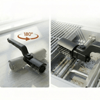 Elektrische Grillbürste mit Drehkopf — Sicher, kabellos & in Sekunden sauber Zorenza