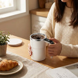 Taza de café eléctrica autoagitadora con pantalla