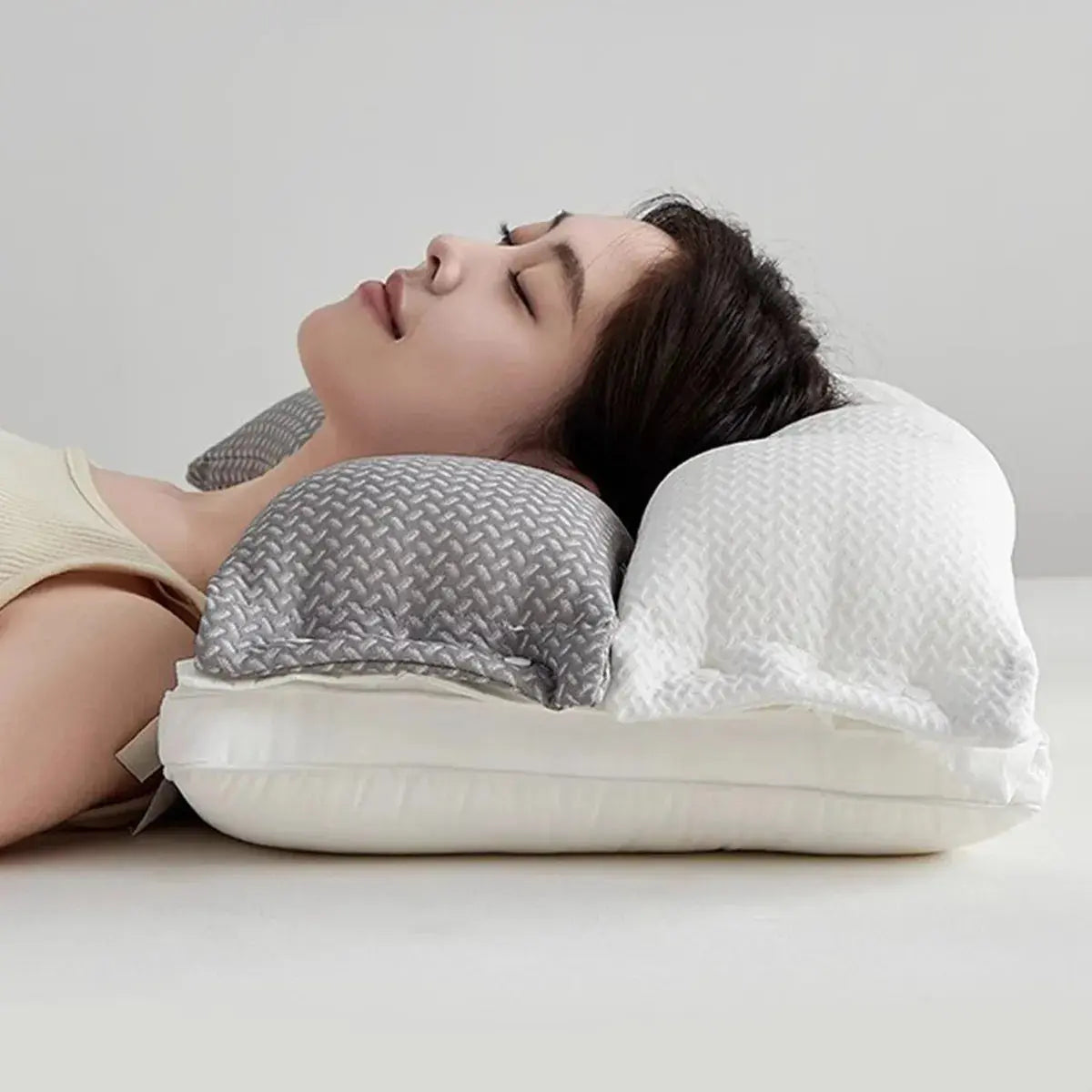 Ergonomisches Nackenstützkissen – für Seiten- und Rückenschläfer Zorenza