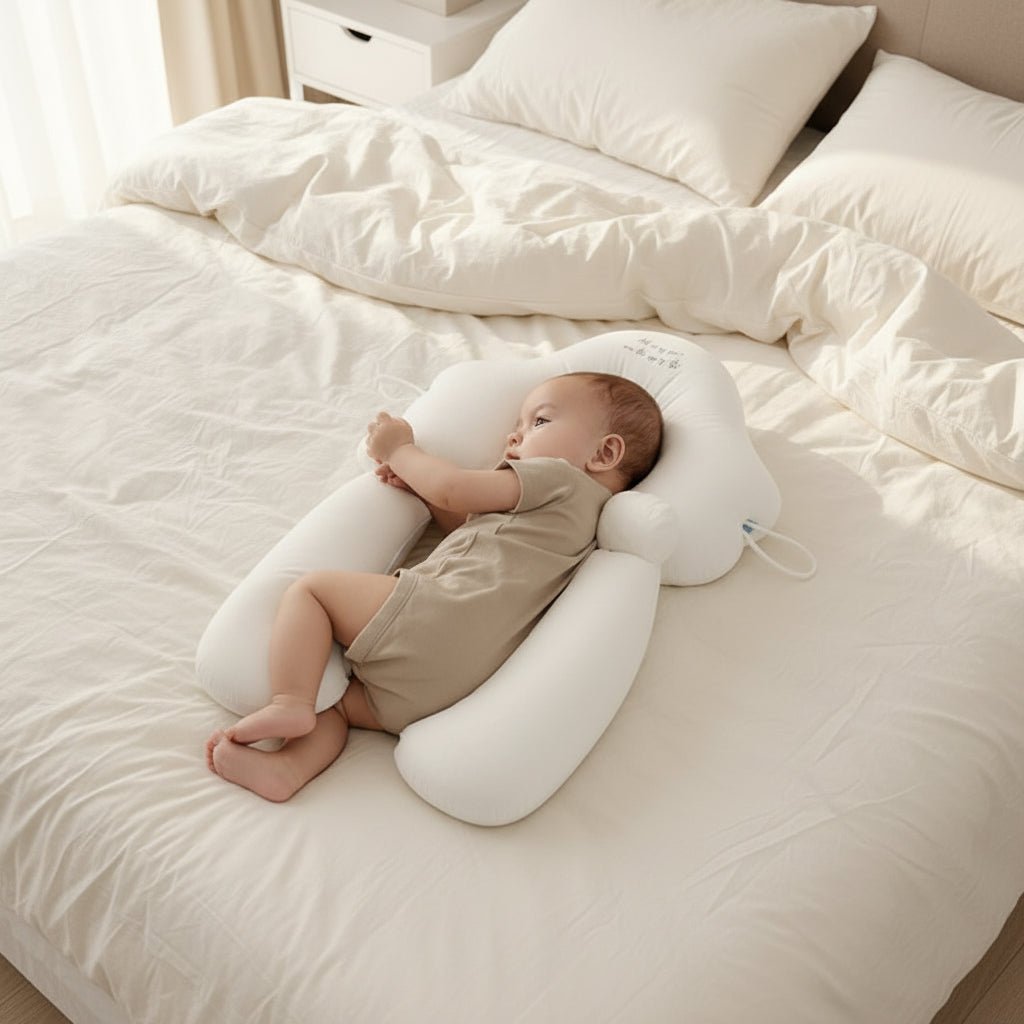 Baby-Lagerungskissen ergonomisch mit Memory Foam Zorenza