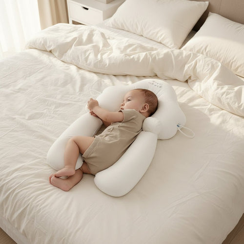 Baby-Lagerungskissen ergonomisch mit Memory Foam Zorenza