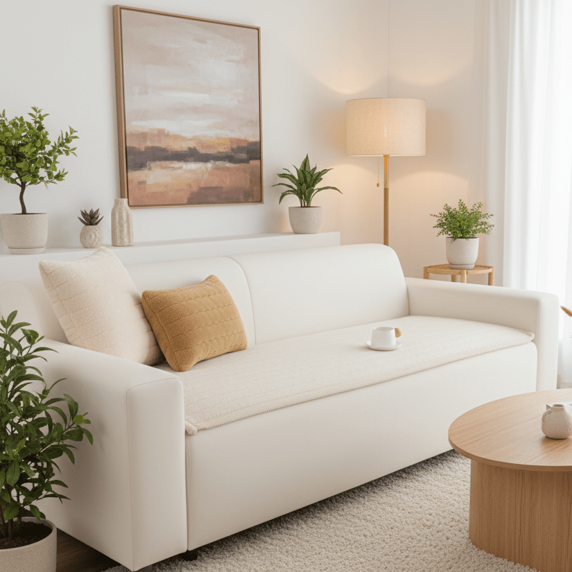 Sofaüberzug Polyester rutschfest – Schutz für Sofa -    Zorenza