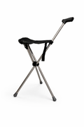 Gehstock mit Sitzfunktion – 2-in-1 faltbar aus Edelstahl -    Zorenza