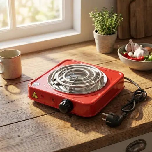 Elektrische Kochplatte 1000W – Tragbar für jede Küche -    Zorenza