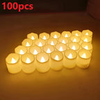 Flammenlose LED-Teelichter Zorenza