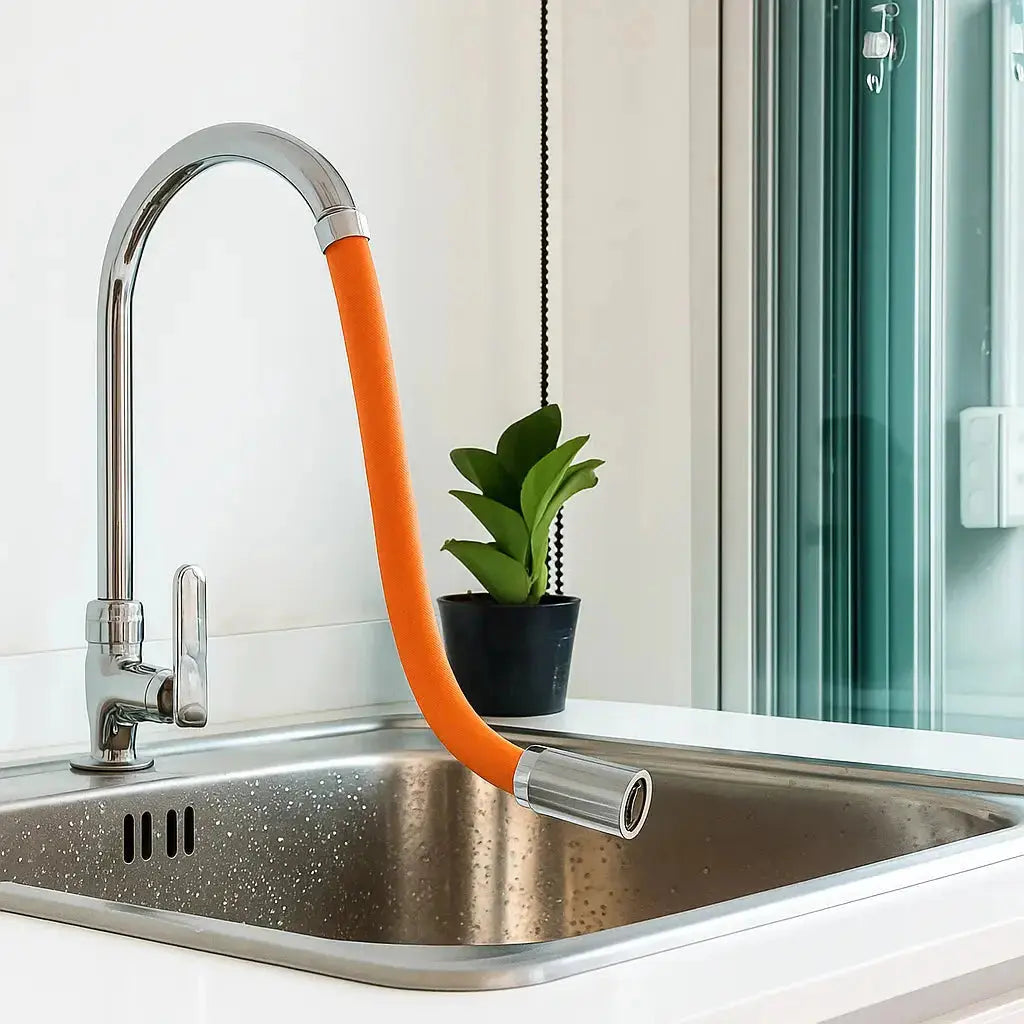 Flexibler Hahnaufsatz rotierend – Sauberes Spülen ohne lästige Spritzwinkel Mivoza Deutschland