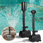 Gartenbrunnen-Pumpe mit 12 LED-Leuchten Zorenza