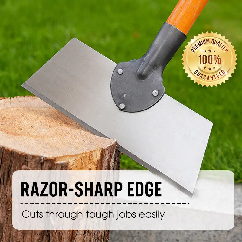 Gartenhacke & Schaber – Manganstahlklinge mit Holzstiel Zorenza