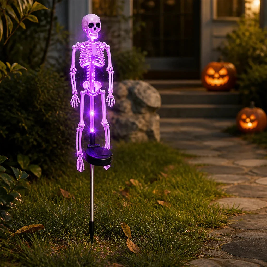 Solar-Gartenstecker Skelett – Wetterfest mit LED-Beleuchtung -    Zorenza