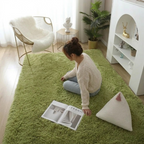 Weicher Hochflor-Teppich – Rutschfest, für Wohn- & Schlafzimmer -    Zorenza