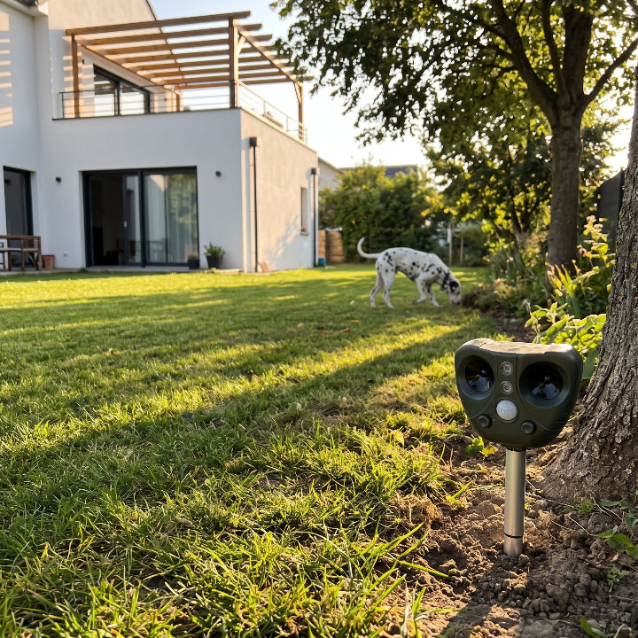 Ultraschall Vogelschreck Solar – Wetterfest für Garten und Hof -    Zorenza