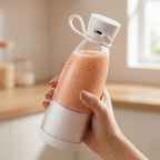 Kabelloser Smoothie-Mixer to go – USB-Akku, 6 Edelstahl-Klingen, BPA-frei -    Zorenza