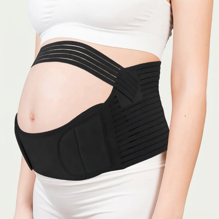 Schwangerschaftsgürtel Bauch- und Rückenstütze – Verstellbar & Atmungsaktiv, S–XXL -    Zorenza