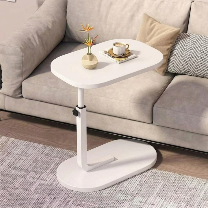 Höhenverstellbarer Beistelltisch 45–80 cm – Für Sofa, Sessel & Bett -    Zorenza