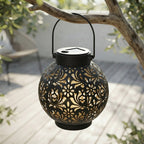 Solar-Gartenlampe mit Ornament-Design – Warmweißes LED-Licht -    Zorenza