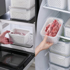 Frischhaltebox 2-in-1 mit Abtropfsieb Set -    Zorenza