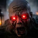 Kriechender Zombie, 115 cm, Leuchtaugen & Sound, Bewegungssensor -    Zorenza