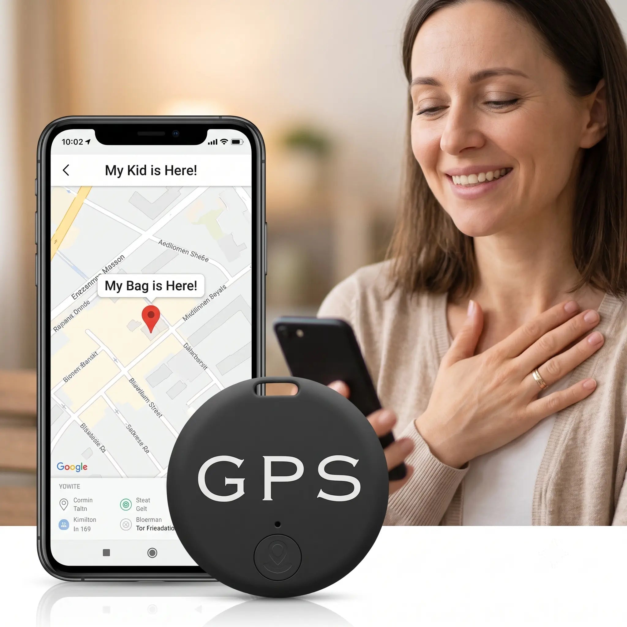 Mini GPS-Tracker — Live-Ortung per App für Gepäck, Auto & Haustier -    Zorenza