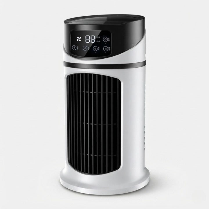 Kompakter Luftkühler & Luftbefeuchter 2-in-1 – 300 ml Wassertank, USB-Betrieb -    Zorenza