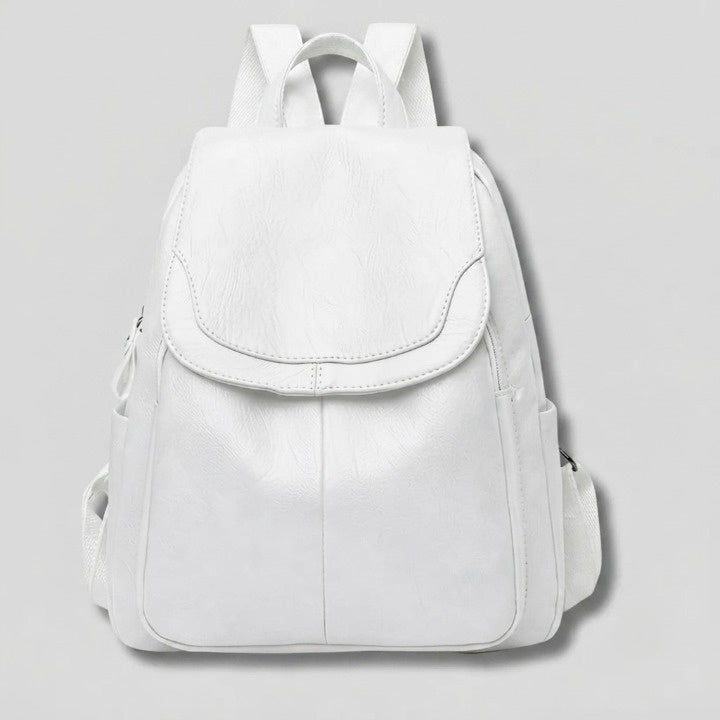 Anti-Diebstahl-Rucksack für Damen – Geprägtes PU-Leder mit verstecktem Reißverschluss -    Zorenza