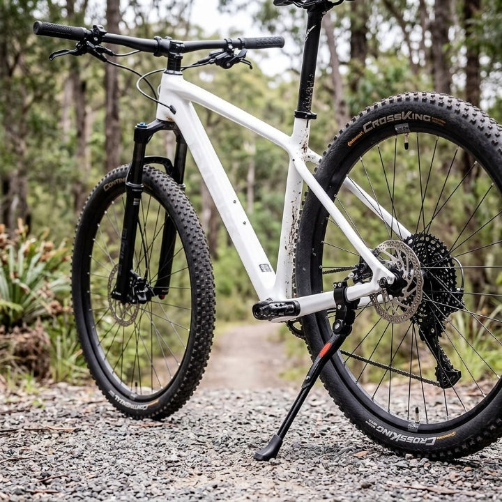 Fahrradständer höhenverstellbar, 32,7–37,8 cm, Kunststoff-Aluminium-Kombination -    Zorenza