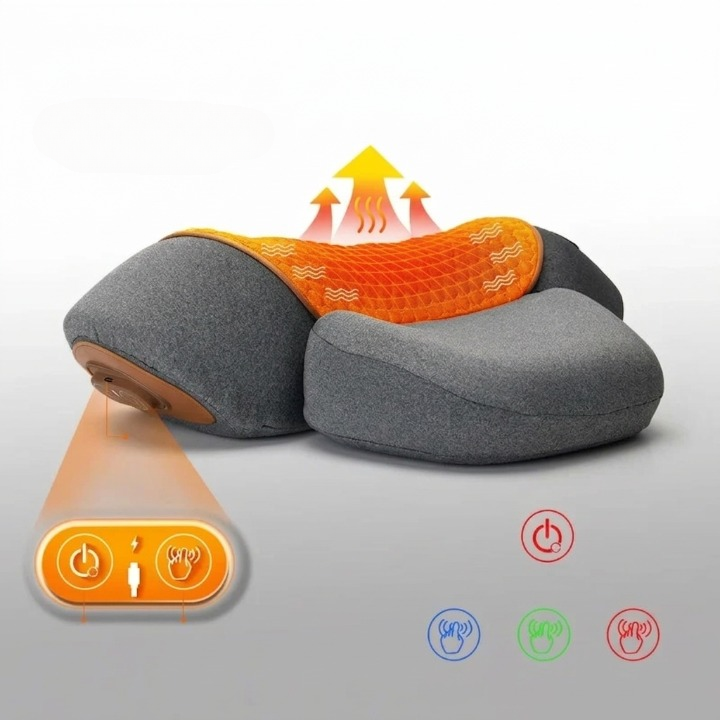 Nackenmassagegerät mit Wärmefunktion und Vibration -    Zorenza