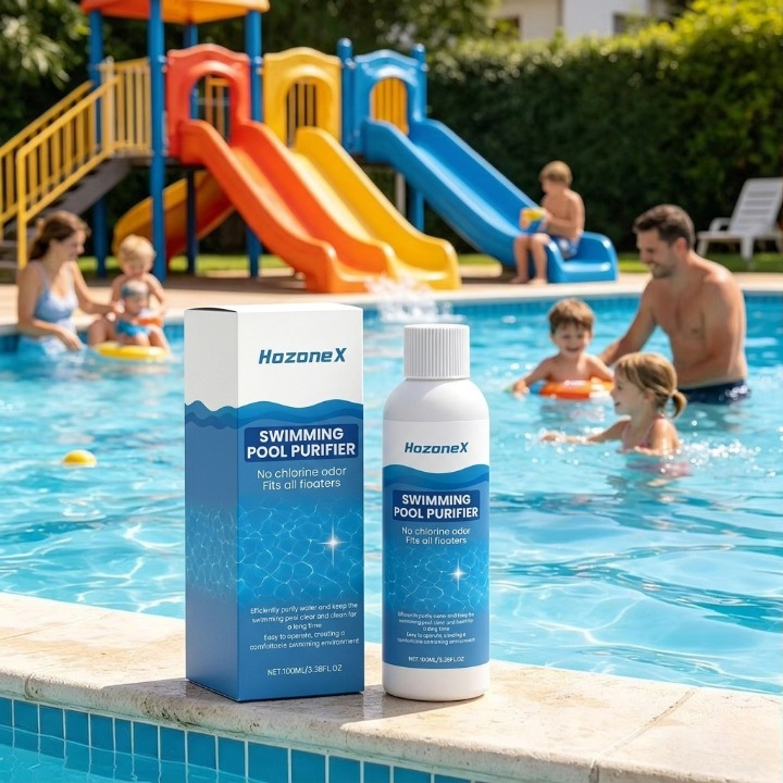Schwimmbad-Klärmittel für kristallklares Poolwasser -    Zorenza