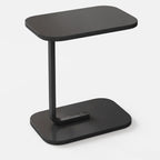 C-förmiger Beistelltisch aus Holz und Metall, schiebt sich unter Sofa oder Bett, 45 × 28 cm, Höhe 60 cm -    Zorenza