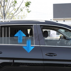 Magnetischer Auto Sonnenschutz 4er-Set — 99% UV-Schutz, Seitenfenster, 3 Farben -    Zorenza